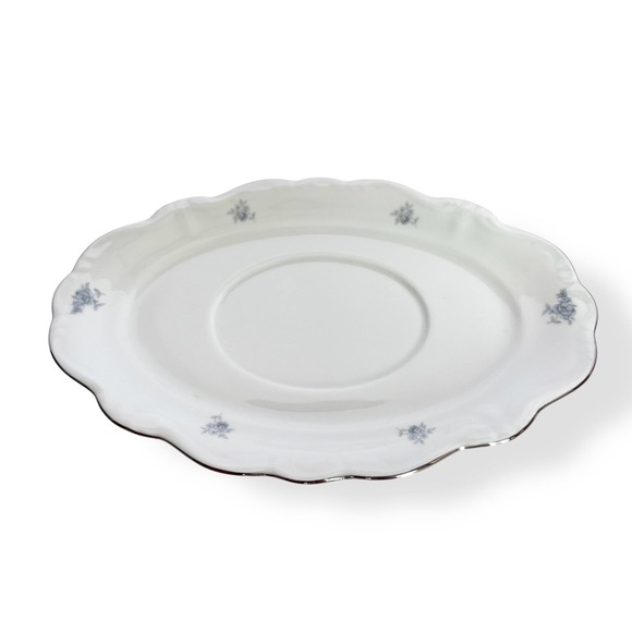 Haviland Other - Vintage Johann Haviland Blue Flowers Garland Relish Dish Small Platter Cottage